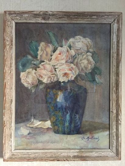 null 
Ecole moderne signée Mallard

Bouquet de roses, aquarelle