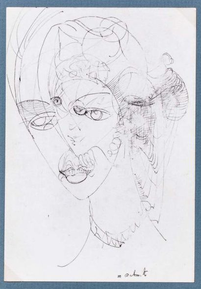 null MARCEL DELMOTTE (1901-1984)

Composition surréaliste aux visages

signé 'm Delmotte'...