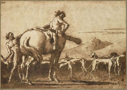 null Giovanni Dominico TIEPOLO (Venise 1727 - 1804)

Centaure et sa meute de chiens...
