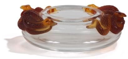 null LALIQUE France

Serpents, modèle créé en 1974. Vase toupie en cristal clair...