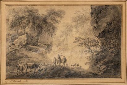null Jean-Baptiste PILLEMENT(1728-1808)

 Bergers et troupeaux dans un chemin montagneux

Retour...