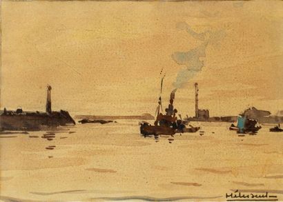 null MAURICE MELISSENT (1911-1988)

Le bassin du port du Havre

signé 'Mélissent'...
