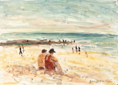 null Jean-Jacques RENE (Né en 1943)
Face à la mer
Huile sur toile signée en bas à...