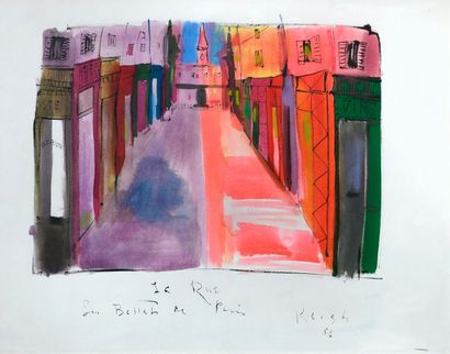 null Tom KEORGH (1921-1980)

"La Rue, Les Ballets de Paris - Roland Petit"

Encre...