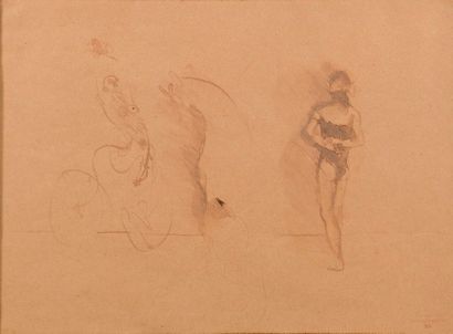 null Christian BENARD (20th century) 

"Sketch for Les Forains - Ballet by Roland...