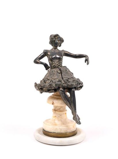 Bronze, Vienna (?) 
Erotic figure 
The skirt...