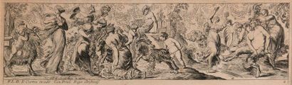 null After François (Ciartres) LANGLOIS (1589-1647) 

"Two scenes of Bacchanalia"

Pair...