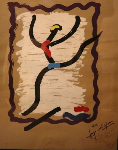 null After Serge LIFAR (1904-1986)

"Dancer"

Non-trade print, signed Serge Lifar...