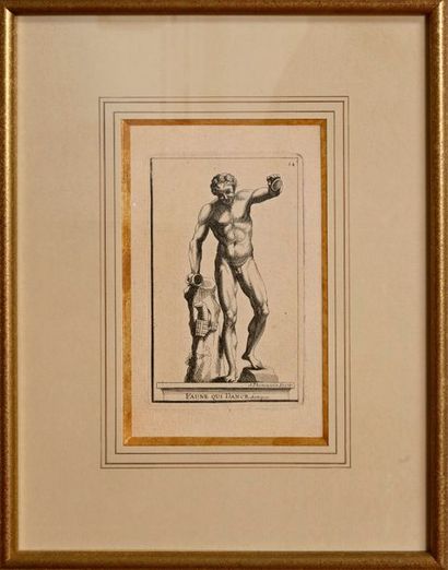 null D’après Simon THOMASSIN (1655-1733)

"Faune dansant"

Estampe 

XIXe siècle

A...