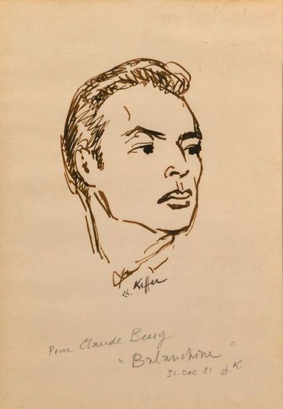 null Charles KIFFER (1902-1992)

"Georges Balanchine (1904-1983)"

Fountain pen and...