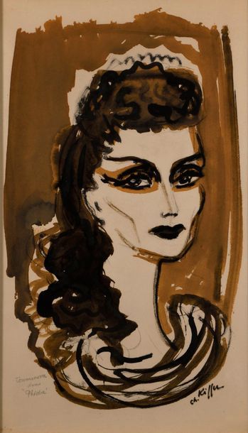 null Charles KIFFER (1902-1992)

"Tamara Toumanova (1919-1996)"

Lavis et encre de...