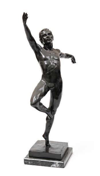 null D’après Geneviève ZANG (XXe siècle)

"Rudolf Noureev (1938-1993)"

Bronze à...