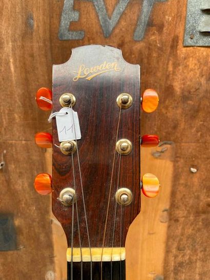 Collection Ricet Barrier LOWDEN folk electro-acoustic guitar model G23C, c.1980

Walnut...
