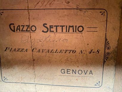 Collection Ricet Barrier Guitare vers 1900 faites par Gazzo Settimio à Genova

Manche...