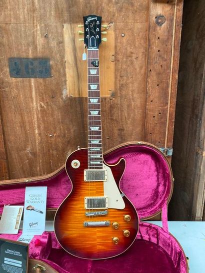 null Guitare électrique solidbody de marque Gibson Custom, modèle Les Paul 59 Reissue,...