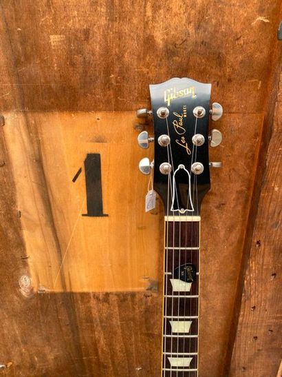  Guitare électrique solidbody de marque Gibson Custom, modèle Les Paul Ace Frehley...