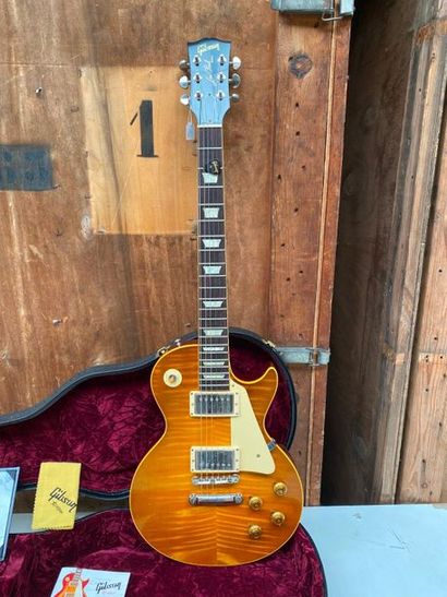 null Guitare électrique solidbody de marque Gibson Custom, modèle Les Paul Ace Frehley...