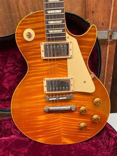 null Guitare électrique solidbody de marque Gibson Custom, modèle Les Paul Ace Frehley...