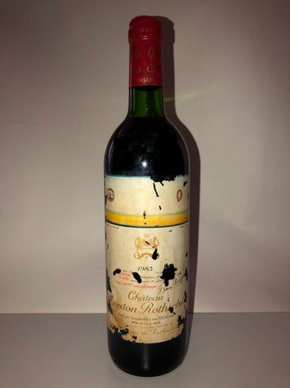 null 1 Blle Château MOUTON ROTHSCHILD (Pauillac) 1983 - Début épaule / EA (voir ...