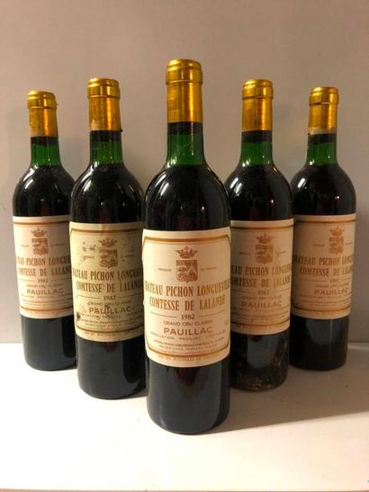 null 5 Blle Château PICHON LONG.COMTESSE (Pauillac) 1982 - Belles / CBO