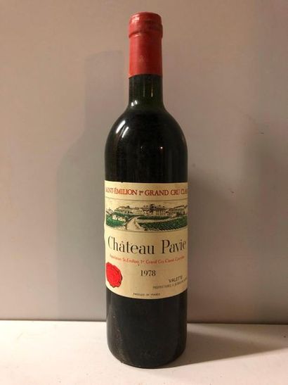 null 5 Blle Château PAVIE (St Emilion 1er GCC) 1978 - 1BG / 3 NLB / 1 Début épau...