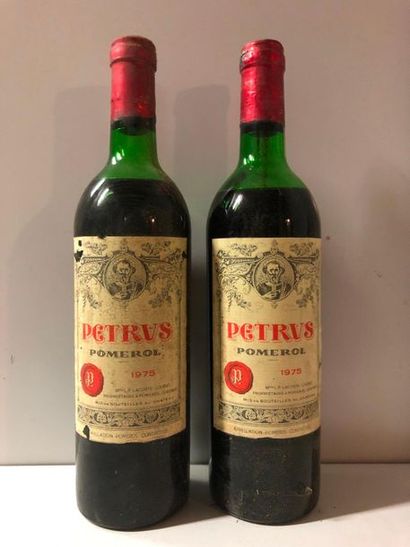 2 Blle Château PETRUS (Pomerol) 1975 - N...