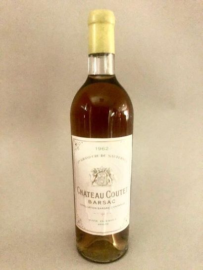 1 Blle Château COUTET (Barsac) NMDC 1962...