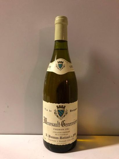 null 5 Blle MEURSAULT GENNEVRIERES (Buisson-Battault) 1993 - Très belles