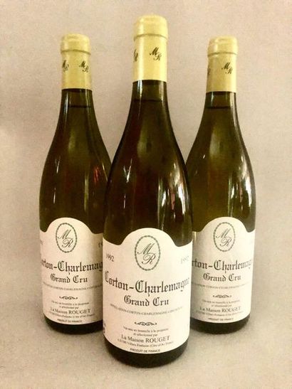 3 Blle CORTON CHARLEMAGNE (Maison Rouget)...