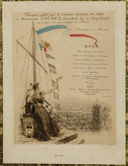 null 27 mai 1902 à Dunkerque

Banquet offert par le Conseil Général du Nord à Monsieur...