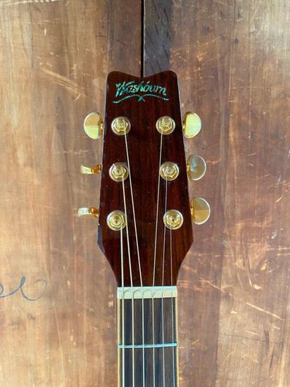 null Washburn folk electro acoustic guitar pan coupé model D10SCEDLF

Serial No....