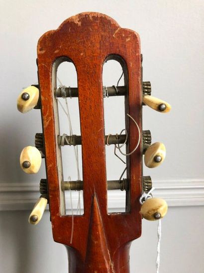 null Spanish model guitar made by Jérôme Thibouville Lamy around 1880 and labeled...