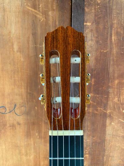 null Guitare cordes nylon electro acoustique à pan coupé de marque HIRADE by Takamine...