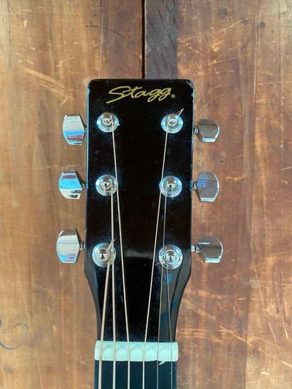 null Stagg folk guitar

Study instrument as is in a case