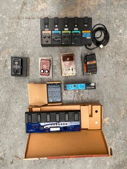 null Lot of pedals of brands : electro harmony, Korg, DOD, Washburn, SHULZ KABEL