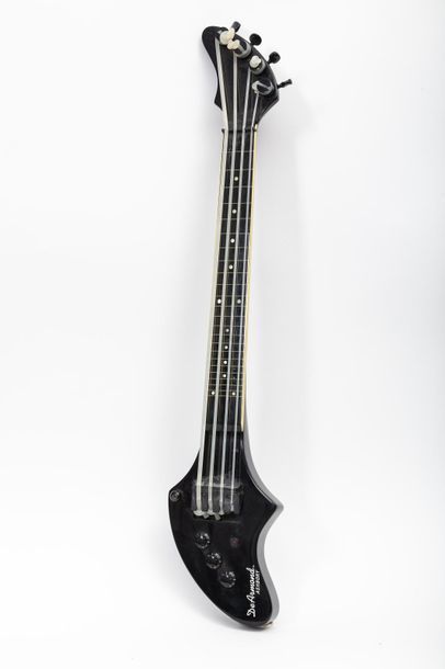 null Amazing DEARMOND travel bass model Ashbory, c. 2000

Black lacquered, silicone...