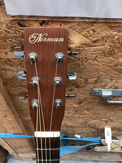 null Norman folk guitar made in Canada model B20 (6)

Serial No. 99285583

Micro...