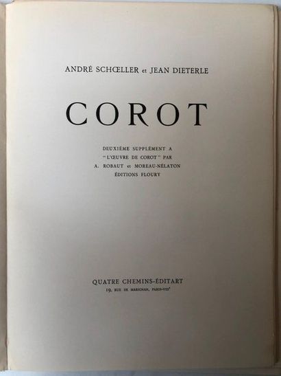 null A.Schoeller and J.Dieterle, COROT, 1st and 2nd supplement to "L'œuvre de Corot",...