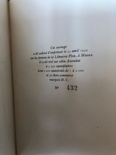 null P.BENOIT, L'Atlantide, Paris, PLON, 1934

Gravures d'après Fouqueray. 

On y...
