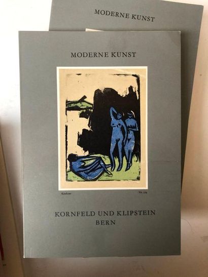 null Lot comprenant:

Modern Kunst 4 volumes : Auctoin n° 145; 147, 153, 155

Dessins...