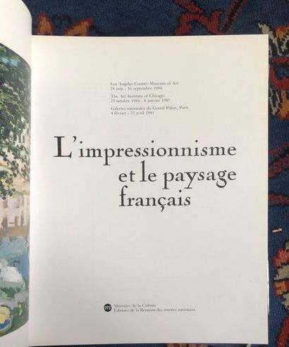null 3 catalogues d'exposition:

L'impressionnisme et le paysage Français, ed. RMN,...