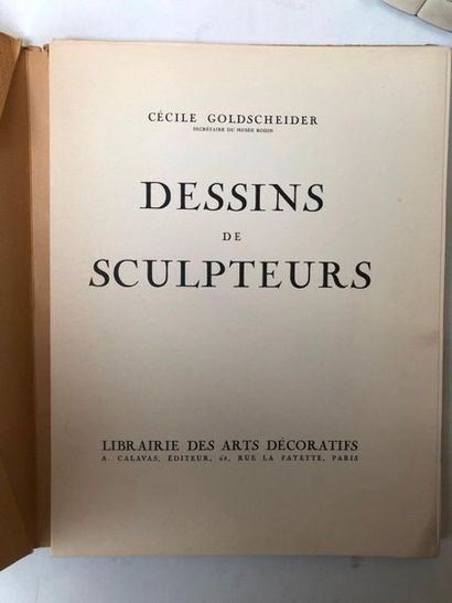 null Lot including:

C. Goldscheider, Dessins de Sculpteurs, Paris Librairie des...
