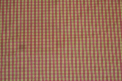 Maison Charles Burger Made of Allegro madras cotton, striped yellow and red (spots).

	Retail...