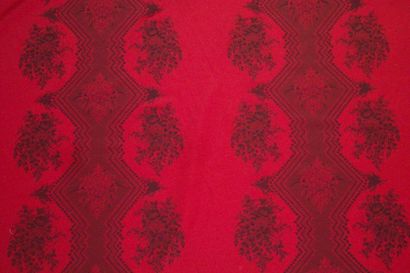 Maison Hamot Reps imprimé Coppelia, d’après Madeleine Castaing, Hamot, fond rouge,...