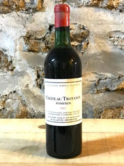 null 1 Blle Château TROTANOY (Pomerol) 1961 mise Laffitte - Belle / TLB / Bouchon...