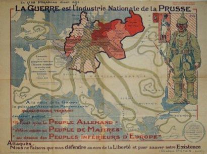 Maurice NEUMONT Déc 1917 "En 1788 MIRABEAU disait déjà: LA GUERRE est l'industrie...