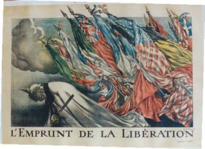 Abel FAIVRE L'EMPRUNT DE LA LIBÉRATION - Impr. MA­QUET - (114 x 80) - (Soumission...