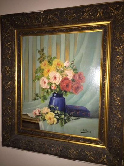 null French school with a signature

Bouquet of flowers

Oil on canvas 52x45cm