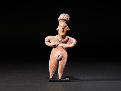 null Standing character

Brown terracotta

Colima Culture, Mexico

100 B.C. - 250...