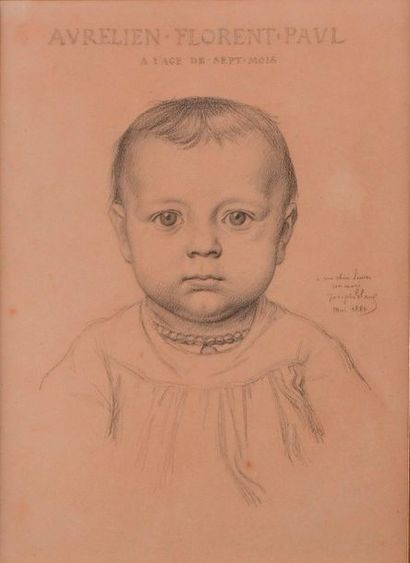 null Joseph-Paul Blanc(Paris, 1846 - Paris, 1904)

Portrait of Aurélien Florent Paul,...